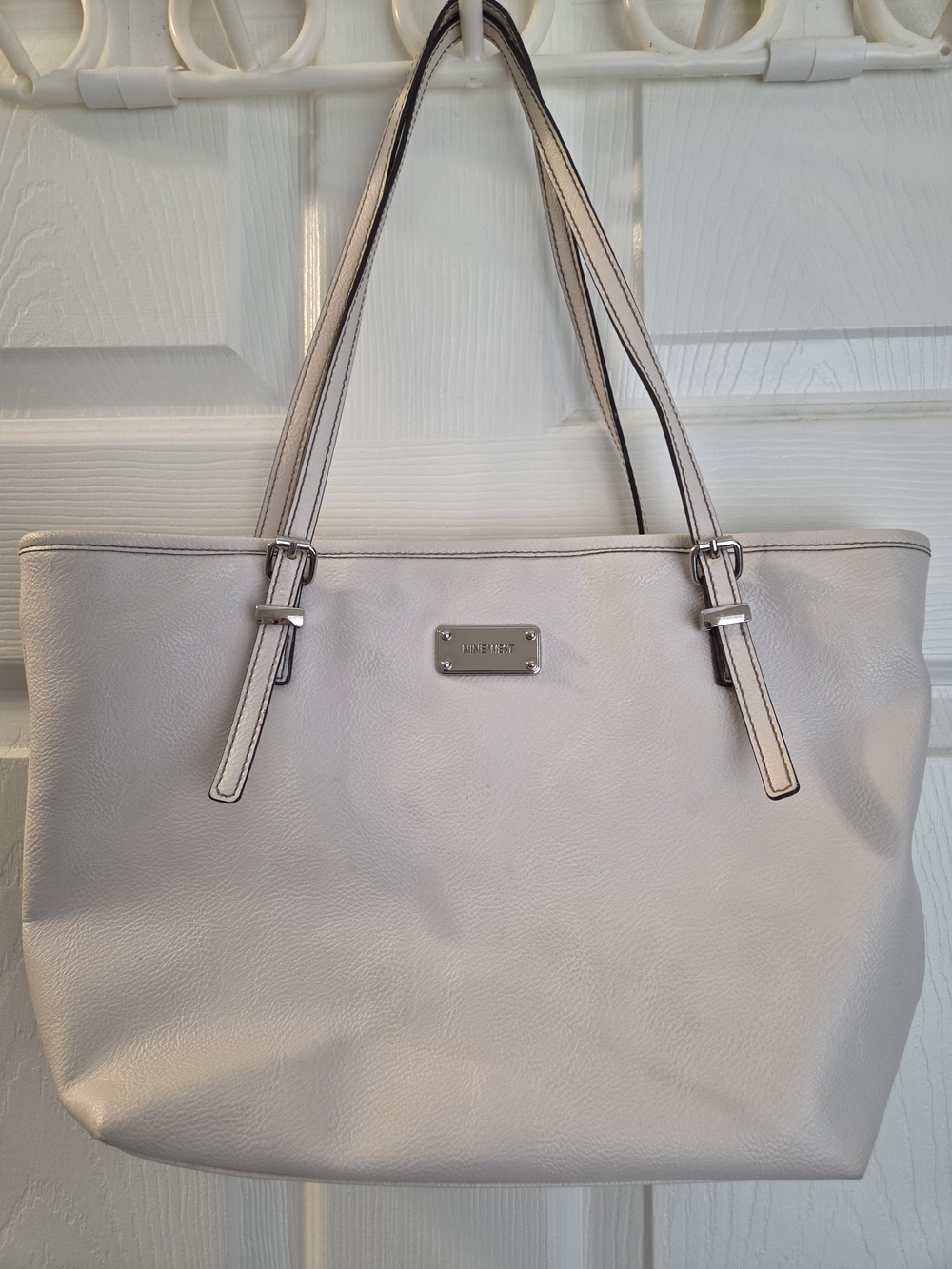 Nine West White Cream Shoulder Bag Purse
